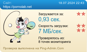 Усреднённые результаты проверки сайта https://pornolab.net