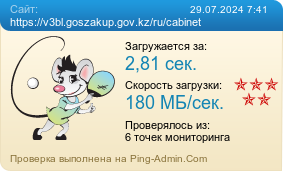 Усреднённые результаты проверки сайта https://v3bl.goszakup.gov.kz/ru/cabinet