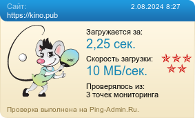 Усреднённые результаты проверки сайта https://kino.pub