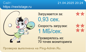 Усреднённые результаты проверки сайта https://nextstage.ru