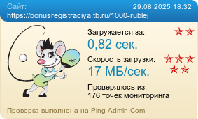Усреднённые результаты проверки сайта https://bonusregistraciya.tb.ru/1000-rublej