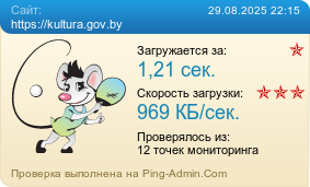 Усреднённые результаты проверки сайта https://kultura.gov.by
