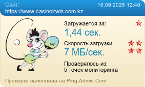 Усреднённые результаты проверки сайта https://www.casinoirwin.com.kz