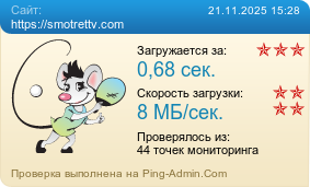 Усреднённые результаты проверки сайта https://smotrettv.com