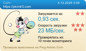 Усреднённые результаты проверки сайта https://picmir3.com
