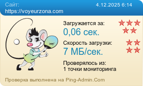 Усреднённые результаты проверки сайта https://voyeurzona.com