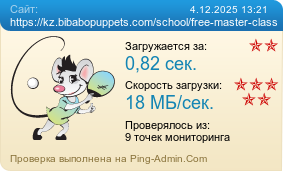 Усреднённые результаты проверки сайта https://kz.bibabopuppets.com/school/free-master-class