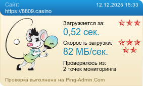 Усреднённые результаты проверки сайта https://8809.casino