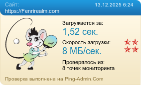 Усреднённые результаты проверки сайта https://Fenrirealm.com