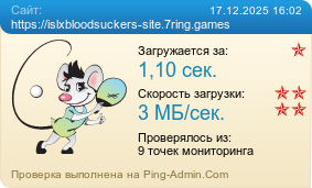 Усреднённые результаты проверки сайта https://islxbloodsuckers-site.7ring.games