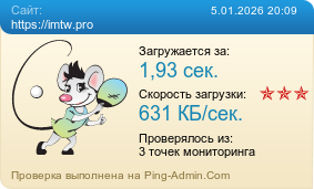 Усреднённые результаты проверки сайта https://imtw.pro