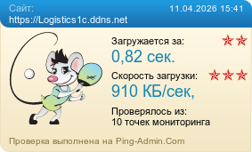 Усреднённые результаты проверки сайта https://Logistics1c.ddns.net