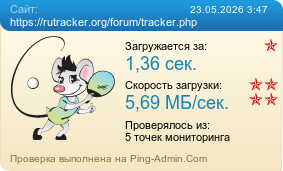 Усреднённые результаты проверки сайта https://rutracker.org/forum/tracker.php