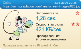 Усреднённые результаты проверки сайта https://unms.septagon.com/nms/screen-images/028.jpg