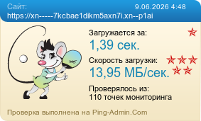 Усреднённые результаты проверки сайта https://xn-----7kcbae1dikm5axn7i.xn--p1ai