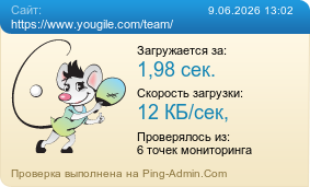Усреднённые результаты проверки сайта https://www.yougile.com/team/