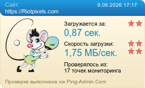 Усреднённые результаты проверки сайта https://Riotpixels.com