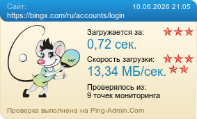 Усреднённые результаты проверки сайта https://bingx.com/ru/accounts/login