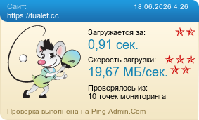 Усреднённые результаты проверки сайта https://tualet.cc