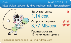 Усреднённые результаты проверки сайта https://plaan.ai/promty-dlya-realistichnykh-izobrazheniy/