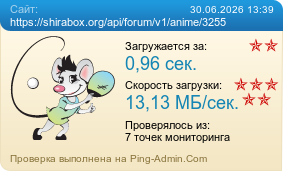 Усреднённые результаты проверки сайта https://shirabox.org/api/forum/v1/anime/3255