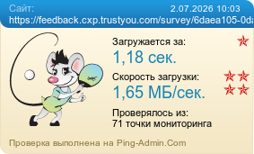 Усреднённые результаты проверки сайта https://feedback.cxp.trustyou.com/survey/6daea105-0da9-473d-bc5e-b0625be75925/a447b32a-99cc-4cd5-b1ed-62978105e9fb/4db8d255-b64f