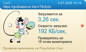 Усреднённые результаты проверки сайта https://go2balancer.biz/vTtb3ybv