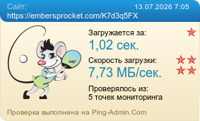 Усреднённые результаты проверки сайта https://embersprocket.com/K7d3q5FX