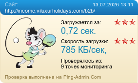 Усреднённые результаты проверки сайта http://income.viluxurholidays.com/b2b/