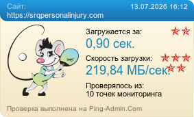Усреднённые результаты проверки сайта https://srqpersonalinjury.com