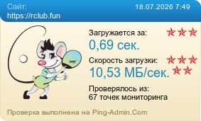 Усреднённые результаты проверки сайта https://rclub.fun