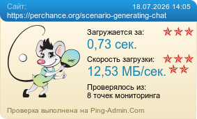 Усреднённые результаты проверки сайта https://perchance.org/scenario-generating-chat