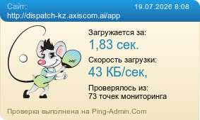Усреднённые результаты проверки сайта http://dispatch-kz.axiscom.ai/app