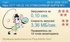Усреднённые результаты проверки сайта https://217.149.22.142:27386/GhRiN3jFrSePYik781/
