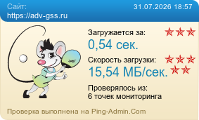 Усреднённые результаты проверки сайта https://adv-gss.ru
