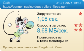 Усреднённые результаты проверки сайта https://banger-casino.dogstrollers-4less.com