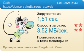 Усреднённые результаты проверки сайта https://dom.e-yakutia.ru/as-sp/web