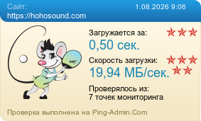 Усреднённые результаты проверки сайта https://hohosound.com