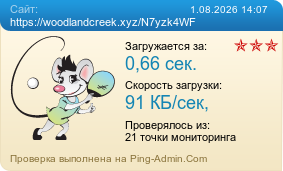 Усреднённые результаты проверки сайта https://woodlandcreek.xyz/N7yzk4WF