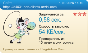 Усреднённые результаты проверки сайта https://d4031.cdn-clients.arviol.com