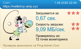 Усреднённые результаты проверки сайта https://mellstroy-amp.xyz