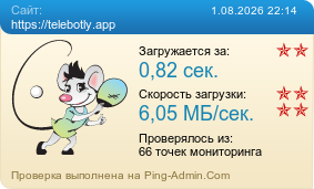 Усреднённые результаты проверки сайта https://telebotly.app