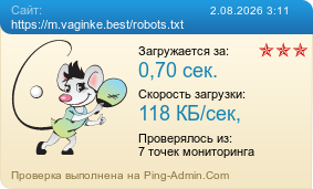 Усреднённые результаты проверки сайта https://m.vaginke.best/robots.txt