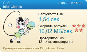 Усреднённые результаты проверки сайта https://itch.io