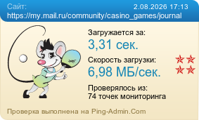 Усреднённые результаты проверки сайта https://my.mail.ru/community/casino_games/journal