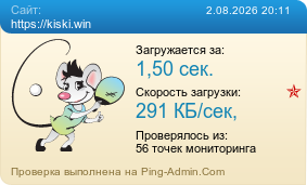 Усреднённые результаты проверки сайта https://kiski.win