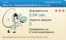 Усреднённые результаты проверки сайта https://xn--80aaaaep8aniq8a3b1g.xn--p1ai