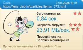Усреднённые результаты проверки сайта https://lens-club.info/articles/item/c_373.html