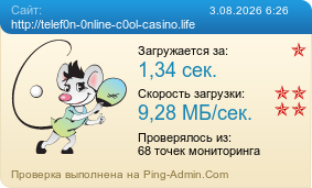 Усреднённые результаты проверки сайта http://telef0n-0nline-c0ol-casino.life