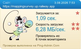 Усреднённые результаты проверки сайта https://mappingsurvey.up.railway.app